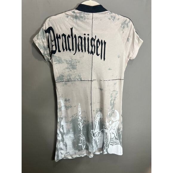 Salvage Womens Size M Y2K Mini Dress Goth Grunge Rocker Emo Dark Fairy Edgy - Picture 2 of 16